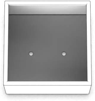 Plantercraft Powder-Coated Aluminum Planter Box - Square Cube - Metal All Weather | Indoor Outdoor Commercial Residential | Made in USA | Fully Assembled