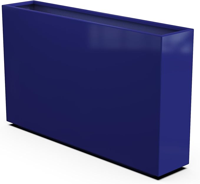 Plantercraft Powder-Coated Aluminum Planter Box - Rectangle - Metal All Weather | Indoor Outdoor | Made in USA | Fully Assembled