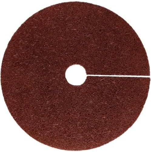 Rubberific 36" Recycled Rubber Mulch Tree Ring Easy Install Looks Like Real Mulch (3, Red)