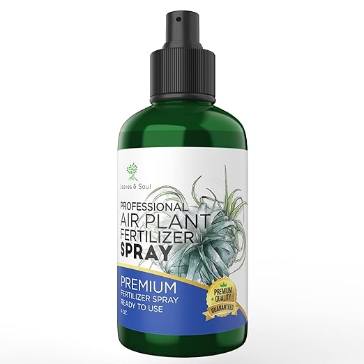 Professional Air Plant Pump Spray Fertilizer Mist | Pre Mixed for Weekly Use | Gentle Blend & Gardening Supplies | 4 oz Bottle