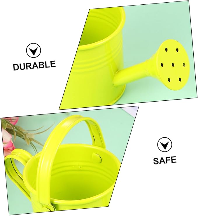 COHEALI 2pcs Iron Watering Cans for Modern Design Large Opening for Easy Refill Safe Material for Indoor and Outdoor Plant Gardening and Home Decoration
