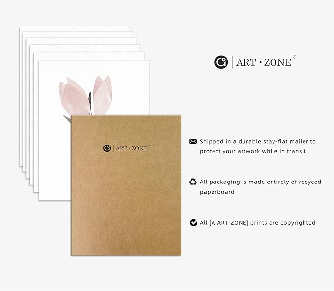 Botanical Prints for Wall Decor Poster 8x10 Canvas Prints Unframed Set of 6, Boho Wall Art Prints Plant Floral Minimalist Wall Art