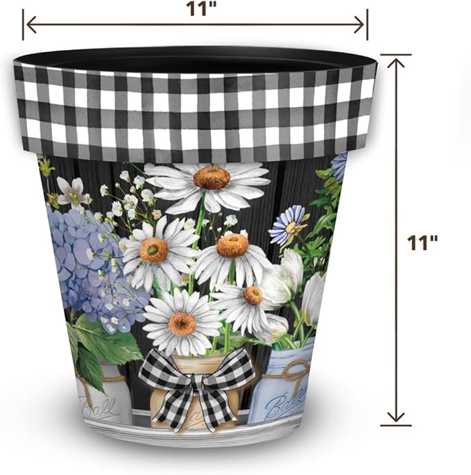 Briarwood Lane Crated Mason Jars Medium Planter