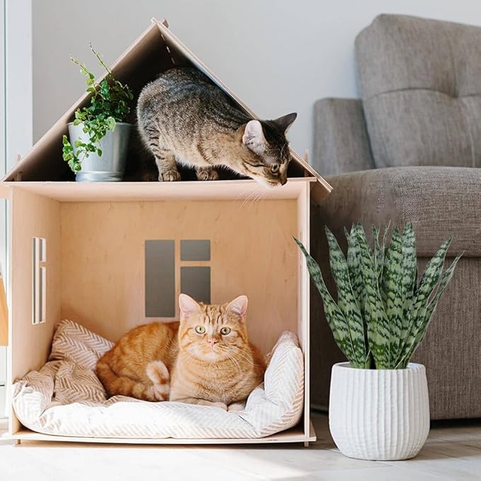 Hollyone Fake Snake Plant 13.5 Inch Large Artificial Snake Plant Potted with Ceramic Pot Faux Sansevieria Plant for Home Office Room Indoor Decor Housewarming Gifts