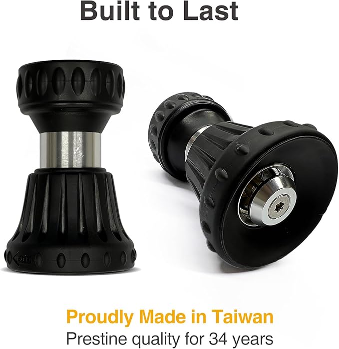 Cyprium Water Hose Nozzle Spray Water Nozzles For Garden Fireman Style Hose Nozzle Outdoor Hose Nozzle Sprayer High Pressure Watertight Connections For Reliable Use In Gardening, Cleaning
