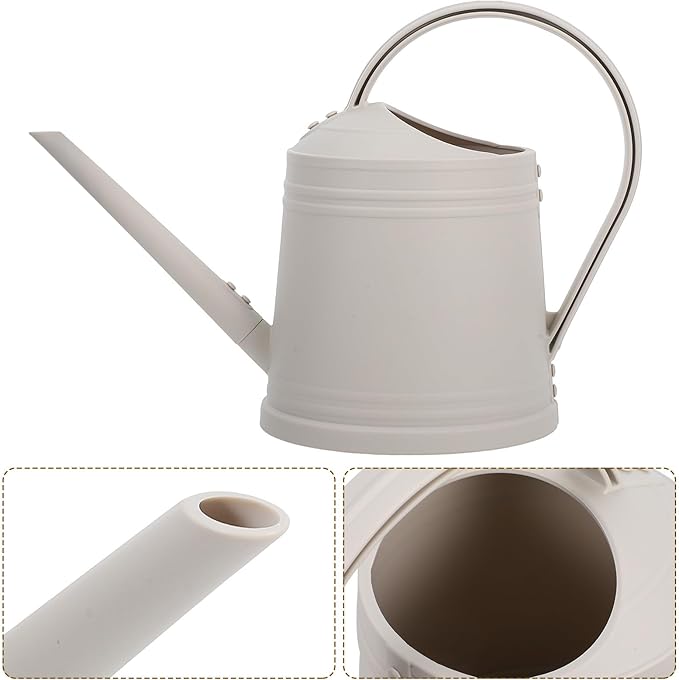 Small Indoor Watering Can for Houseplants 1.8L Plastic Watering Pot with Long Spout for Balcony and Indoor Gardening