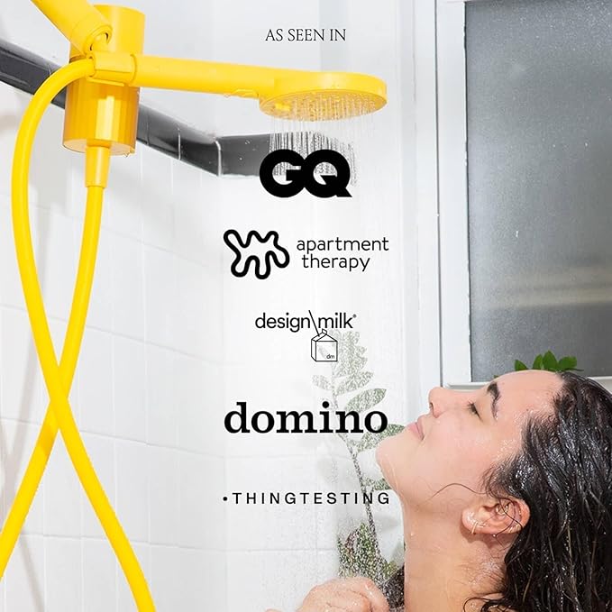 Sproos! - Handheld Showerhead with Filter Set, High Performance Filtration System for Healthier Hair and Skin, Extra Long 70 Inch Hose, 3 Customized Spray Functions, Green