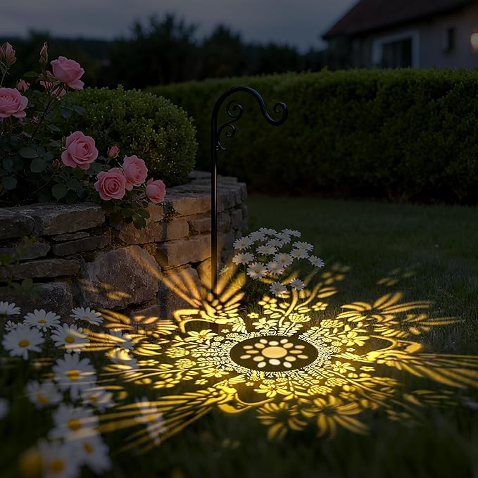 Solar Lantern Outdoor Lamp Waterproof Decorations Garden Decor, Christmas Birthday Gifts for Women, Mom, Grandma Decorative Garden, Yard, Patio, Lawn, Balcony Porch - Hummingbird B