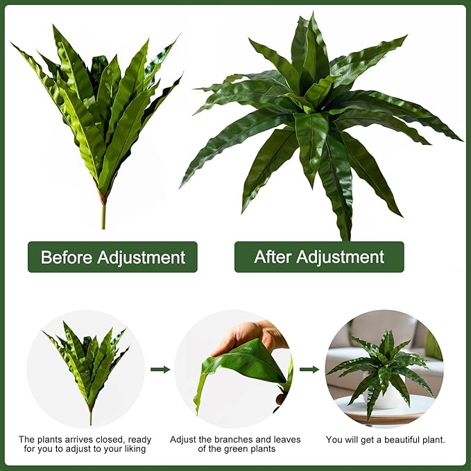 4 Pcs Artificial Greenery Stems Dracaena Faux Branches Artificial Plants Realistic Fake Dracaena Greenery Realistic Plants for Indoor Outdoor Porch Patio Home Office Living Room Decor (Yellow)