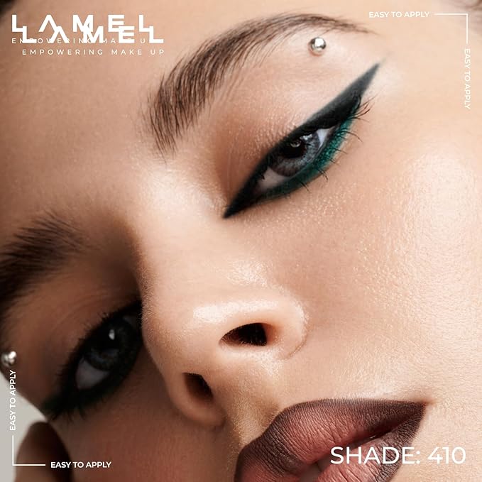 Grey Eyeliner, Ultra Long Lasting Gel Eyeliner Pencil, Waterproof Eye Liner, Smudge Proof, Creamy Eye Pencil, Sweat Proof Makeup, Highly-Pigmented, Smokey Eye (410 Shade)