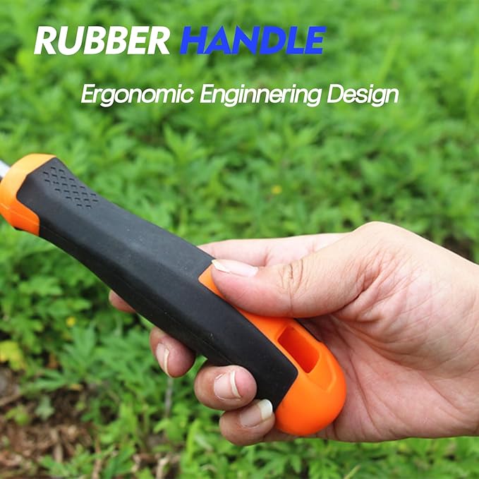 Weed Puller Tool, Gardening Essentials,Yard Tools,Portable Garden Weeder Tool,4 Teeth Stainless Steel Manual Weeding Rake for Vegetable Gardening, Backyard Farm Planting & Weeding