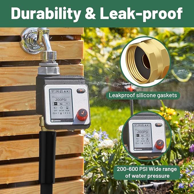 Short Garden Hose 5 ft x 5/8 in Male to Female Heavy Duty Small Water Hose Extend Connector, Lightweight Rubber Hybrid Leader Hose, Leak-Free Connections, BT5B, Black