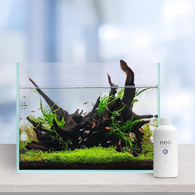 Plant Fertilizer for Aquarium Plants - Potassium-Rich Liquid Fertilizer Promotes Photosynthesis & Healthy Growth for Fish and Aquatic Plants - Neo Solution K, 1000ml