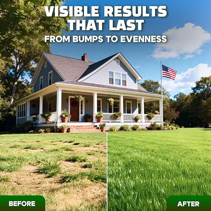 Oris Garden® Lawn Leveling Rake 30 inch - Ground Leveler for yard, sand, soil, grass - Dirt leveling tool, heavy duty stainless steel rakes for golf, grading, gravel, pool seeding, levelling (30 inch)