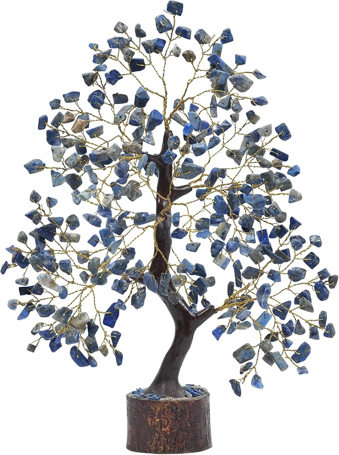 PYOR Lapis Lazuli Tree, Gemstones, Feng Shui Tree, Home Decor, Meditation Accessories, Lapis Lazuli, Healing Stones, Home Gift, Office Desk Decor, House Warming Gifts