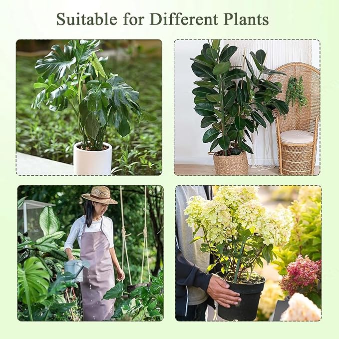 10 Pack Stackable Monstera Plant Support,Monstera Stakes and Garden Climbing Plant Support for for Indoor Plants,Climbing and Potted Plants, Flower, Vine