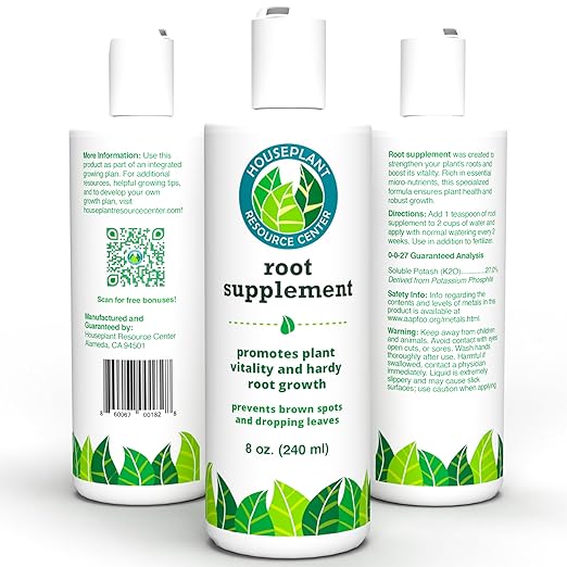 Root Rot Repair for Houseplants β Root Supplement & Recovery Drops for Overwatering or Shock | Heals Roots, Prevents Yellowing, Brown Spots & Dropping Leaves (8 oz)
