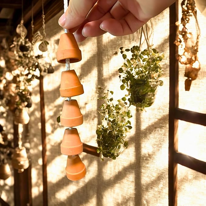 Mini Terracotta Pots – Small Clay Flower Pots for Succulents, Cactus, DIY Crafts, Fairy Garden, School Projects – Set of 30 (Straight Cylinder, 0.7 Inch)