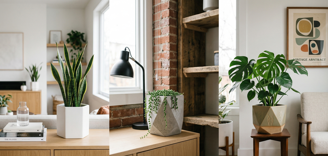 How to Match Your Interior Style with Modern Geometric Planters