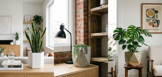 How to Match Your Interior Style with Modern Geometric Planters