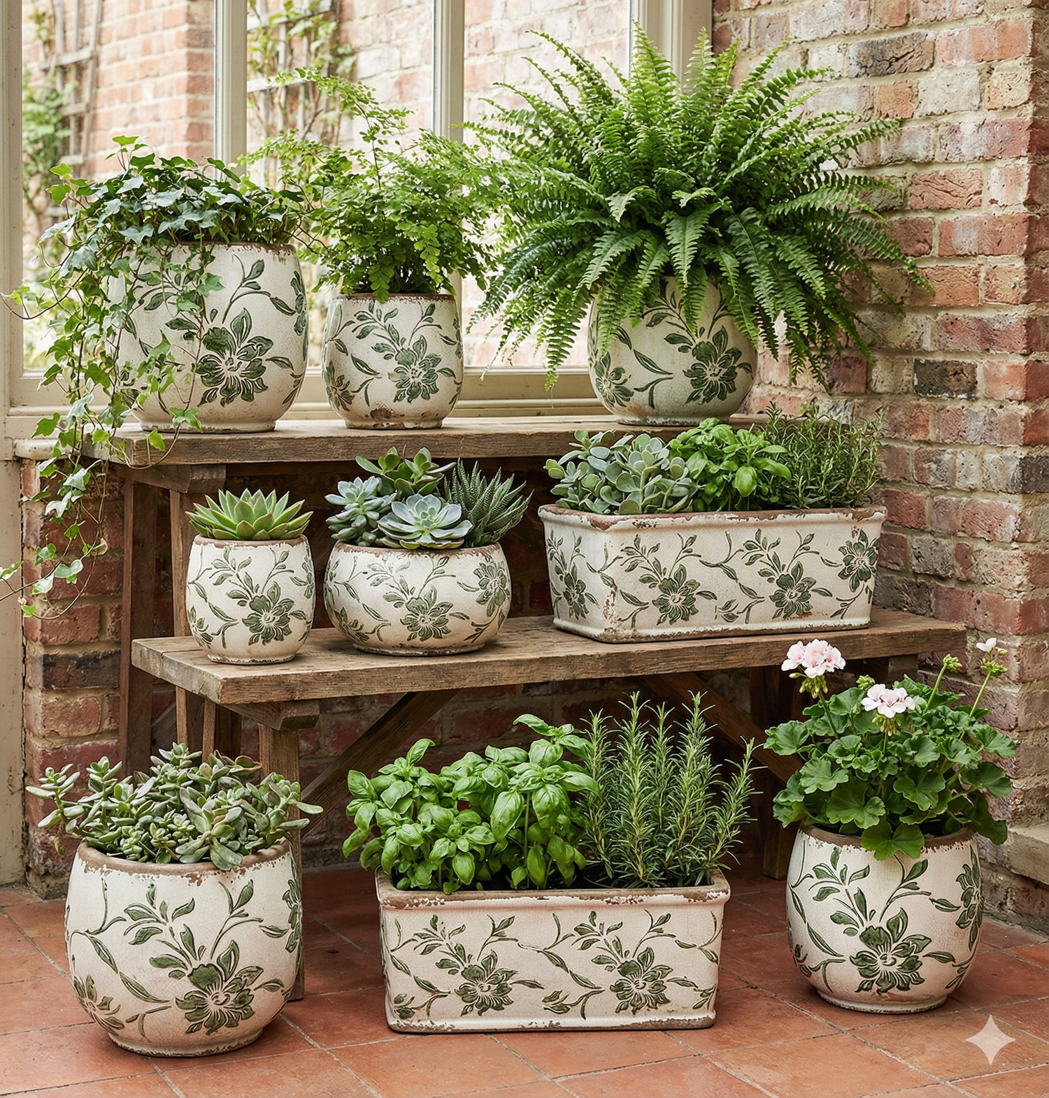 Vintage Style Pots