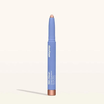 ALLEYOOP 11th Hour Waterproof Cream Eyeshadow Stick – Long-Lasting Eye Shadow Pencil & Eyeliner, Cream to Powder Stick & Highlighter – Smudge-Proof Eyeshadow Shimmer, Penny Passion Shimmer