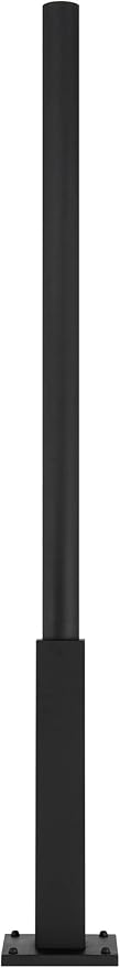 John Timberland Cantwell 76" High Black Outdoor Light Post