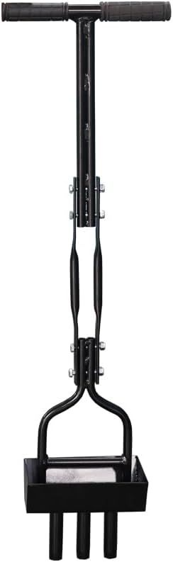 LANDY Attachments Manual Lawn Aerator with Tray & 3 Hollow Slots Manual Soil Corer Collector Lawn