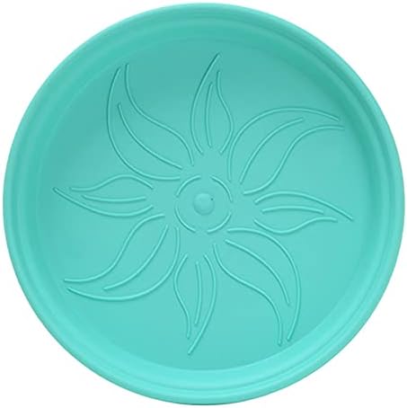 Mintra Home Garden Pots 4pk - Flowers, Herbs, Plants, Indoor, Outdoor, Colorful, Wholesale, Bulk (Teal, 13cm Diameter (5in))