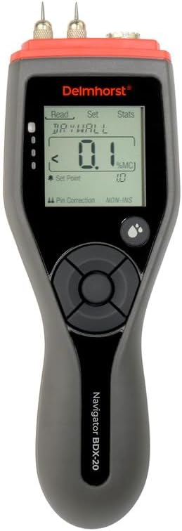 BDX-20/P01 Digital Pin Moisture Meter Behind the Wall Package/Includes meter, 21-E electrode and carrying case.