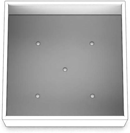 Plantercraft Powder-Coated Aluminum Planter Box - Square Cube - Metal All Weather | Indoor Outdoor Commercial Residential | Made in USA | Fully Assembled