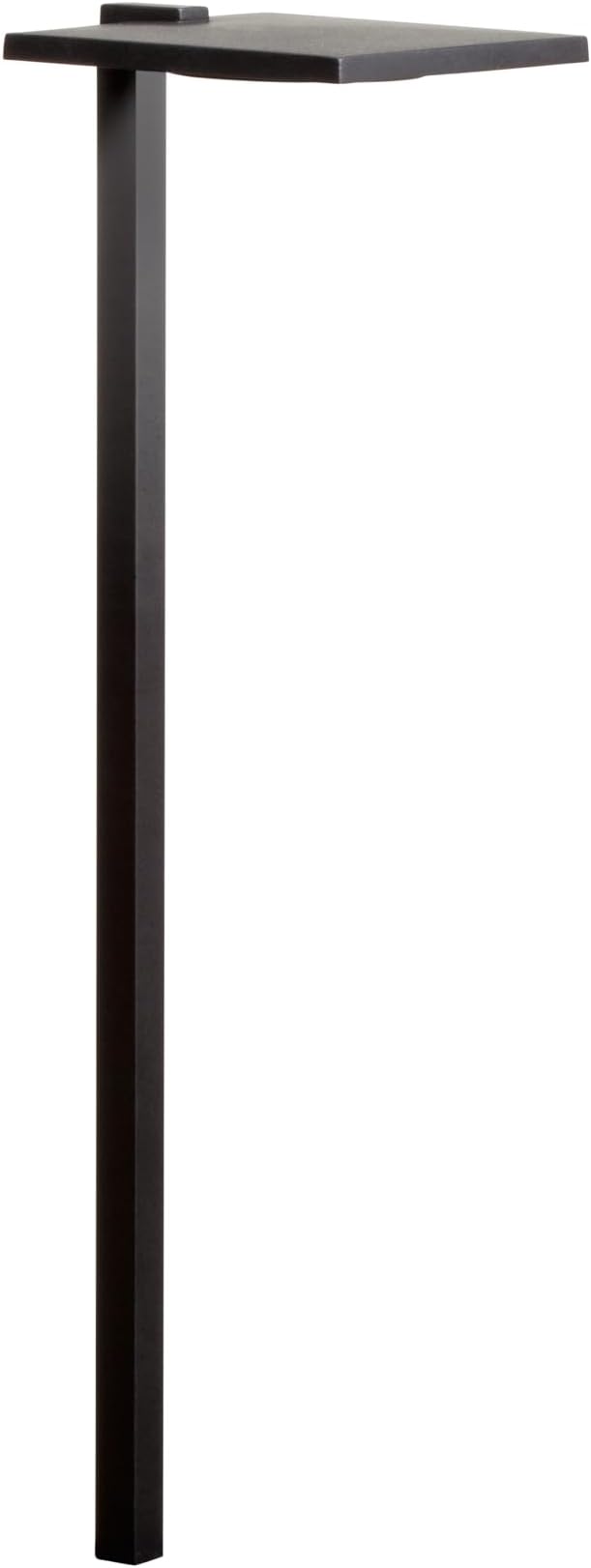 12 Volt 3000K LED 6" Shallow Shade Path Light in Textured Black