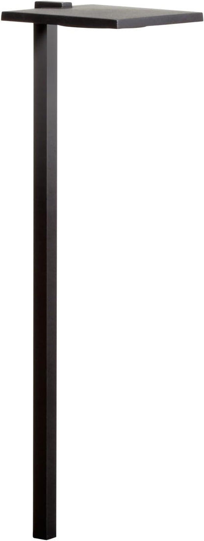 12 Volt 3000K LED 6" Shallow Shade Path Light in Textured Black