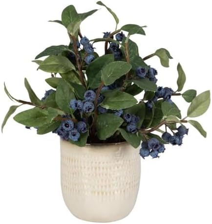 Uttermost 60215 Blueberry Fields - Planter-12 Inches Tall and 10 Inches Wide