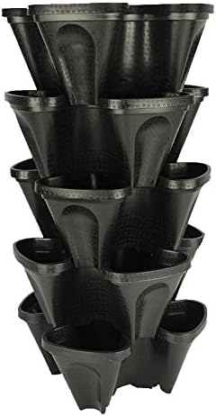 18 Inch Black Vertical Garden. use for Vegetable Strawberry herb Small Space Gardening.