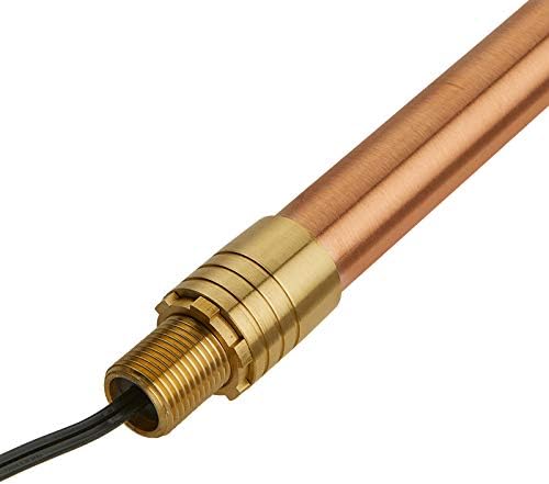 VOLT Conehead 12V Copper Mini Path Light (7" Shade, 15" Tall) for Low Voltage Landscape Lighting on Outdoor Pathway, Walkway, Garden, Driveway or Patio