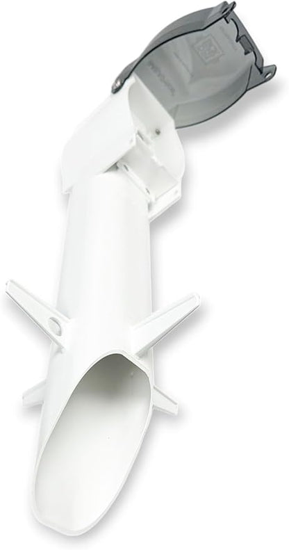iMBAPrice GPD19W-2 White Landscape Lighting & Outlet Enclosure, 2-Pack – 19.5" Low-Profile Weather-Resistant Outdoor Garden Posts with Covers
