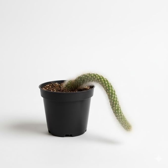 Monkey Tail Cactus Live Plant, 2 Inch Pot, Monkey Tail Cactus Succulent Plants Live Potted