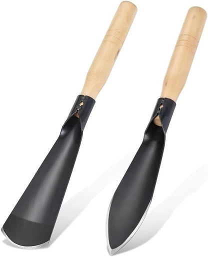 Gardening Hand Tool with,Gardening Hand Trowel，Manganese Steel Garden Trowel ，Garden Trowel ，Ideal for Soil Planting, Digging, Transplanting (2pck)