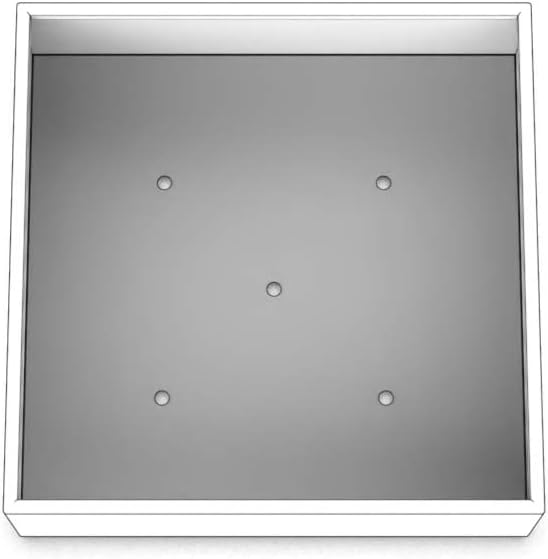 Plantercraft Powder-Coated Aluminum Planter Box - Square Cube - Metal All Weather | Indoor Outdoor Commercial Residential | Made in USA | Fully Assembled