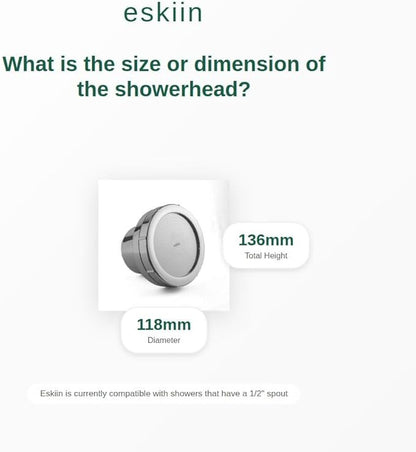 Filtered Showerhead - Best Shower Head With Filters For Healthy Hair & Skin - High Pressure Water Softener For Hard Water - Reduce Dandruff, Protect Colored Hair, And Soothe Dry Skin (Chrome)