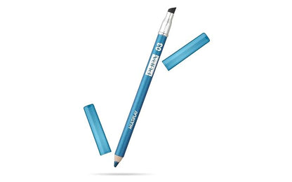 Pupa Milano Multiplay Eye Pencil - Creamy, Blendable Eyeliner With Smudge Tip - Create Long Wearing, Glamorous Intensity - Smooth, Lasting Color Liner For Waterline Or Lid - 03 Pearly Sky - 0.04 Oz