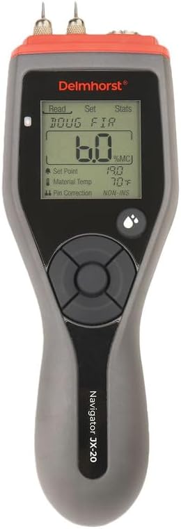 JX-20/P01 Digital Wood Moisture Meter Package/Includes meter, 324CAS-0112 carrying case, 26-ES hammer electrode, and (10) extra 496 pins for 26-ES.