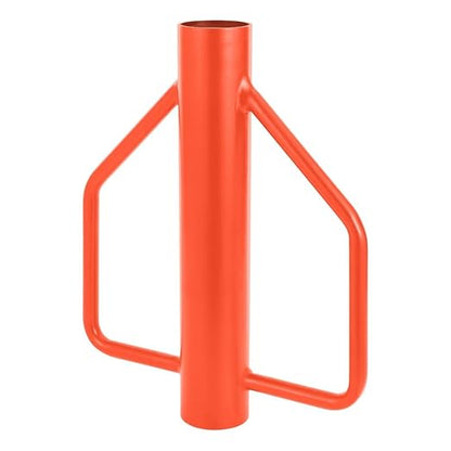 Fence Post Driver T Post Driver with Handle Heavy Duty Hand Post Pounder with Handle for U Fence Post Wooden Post (Orange New 12 LBS)