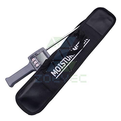 TK100 Multfunctional Digital Pin Type Fibre Moisture Meter Hay Moisture Meter for Non-Conductive Hay, Straw, Bran and More Fiber