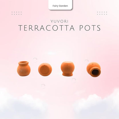Mini Terracotta Pots – Small Clay Flower Pots for Succulents, Cactus, DIY Crafts, Fairy Garden, School Projects, Mini Planters – Set of 20 (Belly (No Drain Hole), 0.7 Inch)