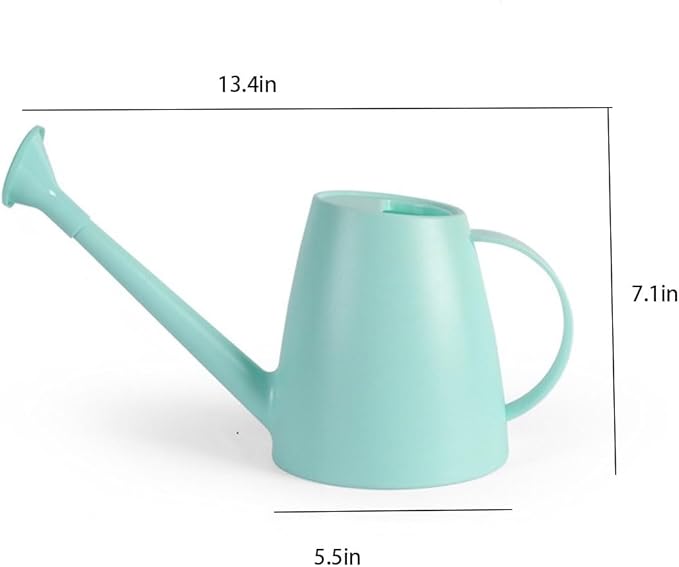 Indoor Plant Watering can, Outdoor Garden Flower Small Watering can, Outdoor Plant Long Spray Bottle 1.8L 1/2 Gallon, with a complimentary 11.8-Ounce Spray Bottle (Yellow)