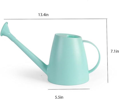 Indoor Plant Watering can, Outdoor Garden Flower Small Watering can, Outdoor Plant Long Spray Bottle 1.8L 1/2 Gallon, with a complimentary 11.8-Ounce Spray Bottle (Yellow)
