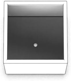 Plantercraft Powder-Coated Aluminum Planter Box - Square Cube - Metal All Weather | Indoor Outdoor Commercial Residential | Made in USA | Fully Assembled