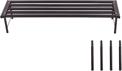 Metal Plant Stand, Rust-proof Aluminum Flower Pot Stand, Plants Display Stands Decoration Racks for Living Room Balconies and Gardens (90 Ebony)